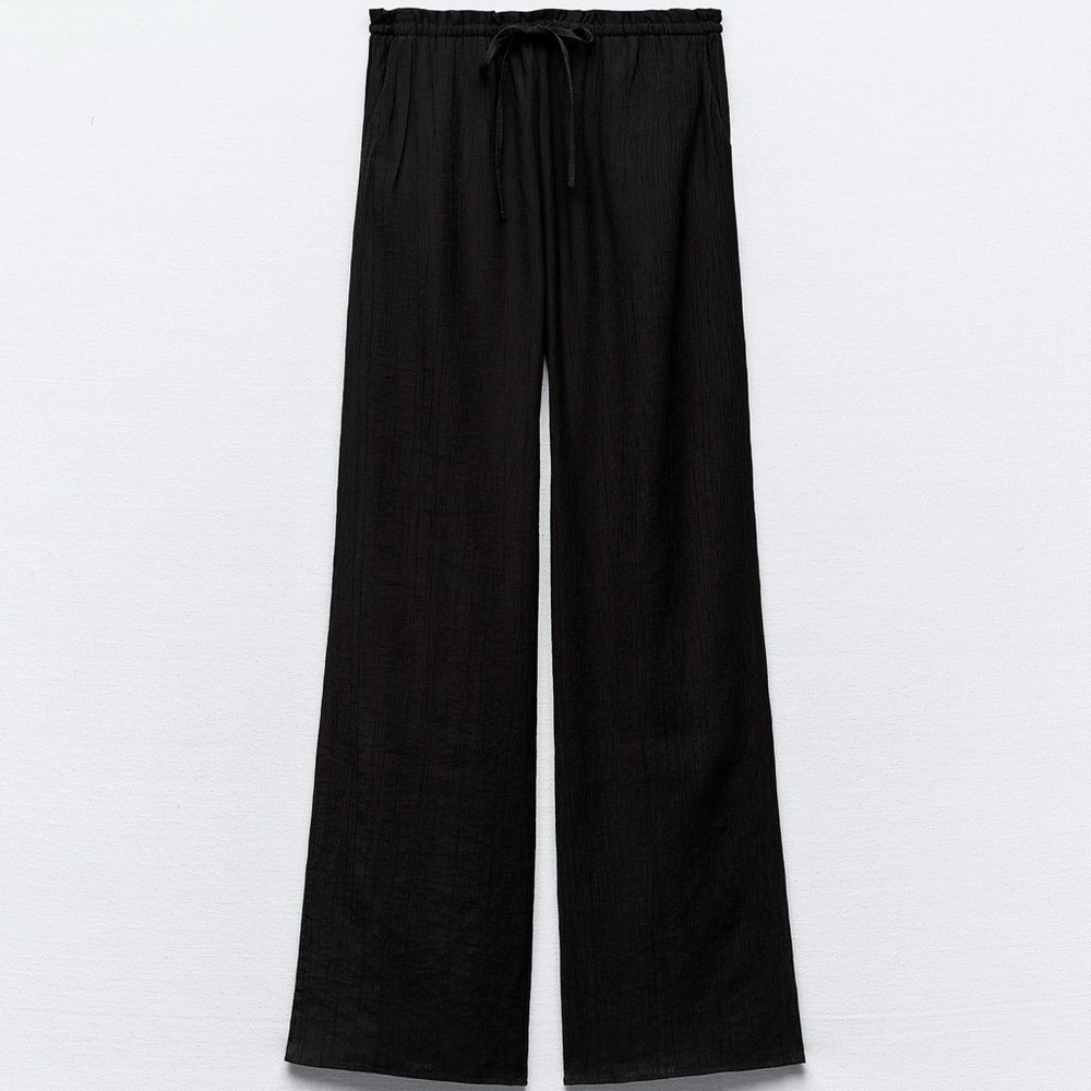Zara Black Pleated Pants
